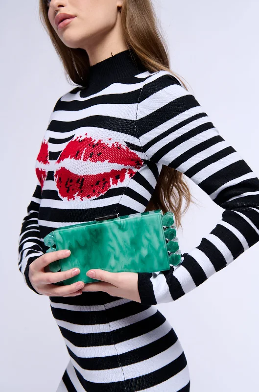 High-Quality Bags On Flash Sale PARADISO ACRYLIC CLUTCH