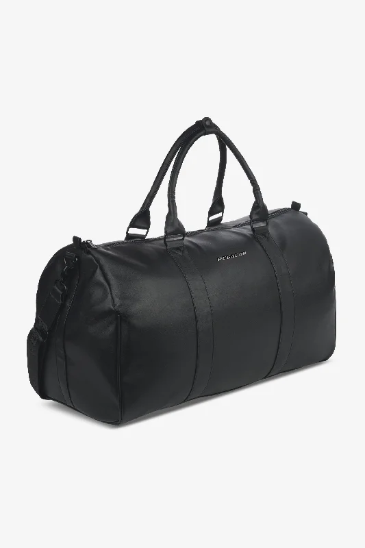 Office Professionals Strahan Logo Faux Leather Weekender Black