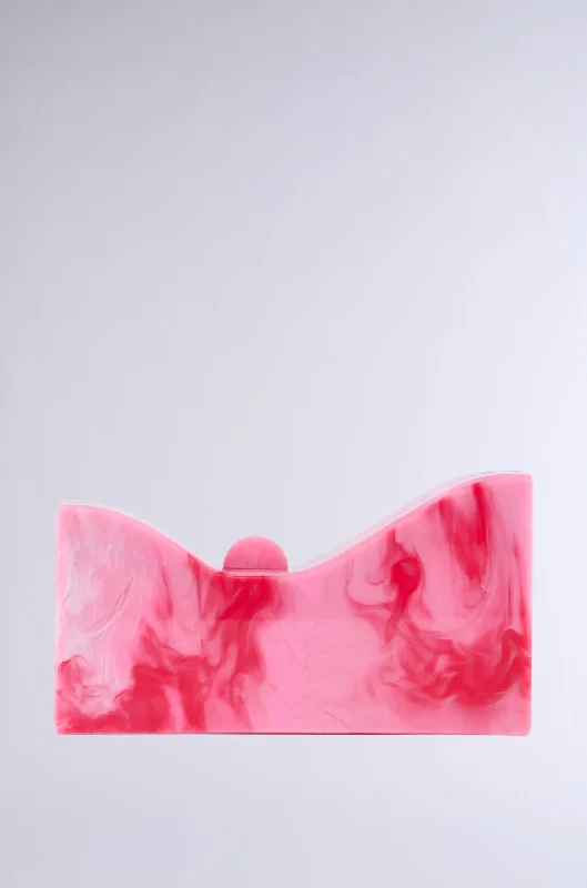 Uxury Designer Handbag Brands SUMMER VIBEZ ACRYLIC CLUTCH