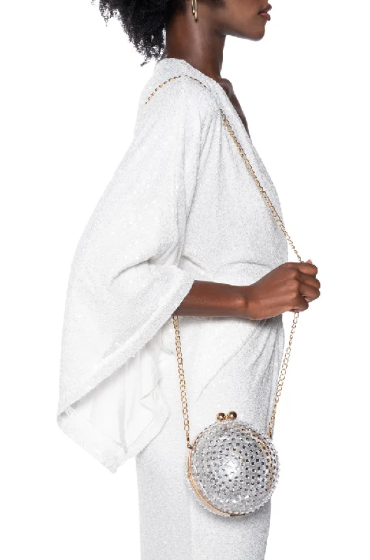 Spacious And Discounted Bags SUPERNOVA EMBELLISHED CLUTCH