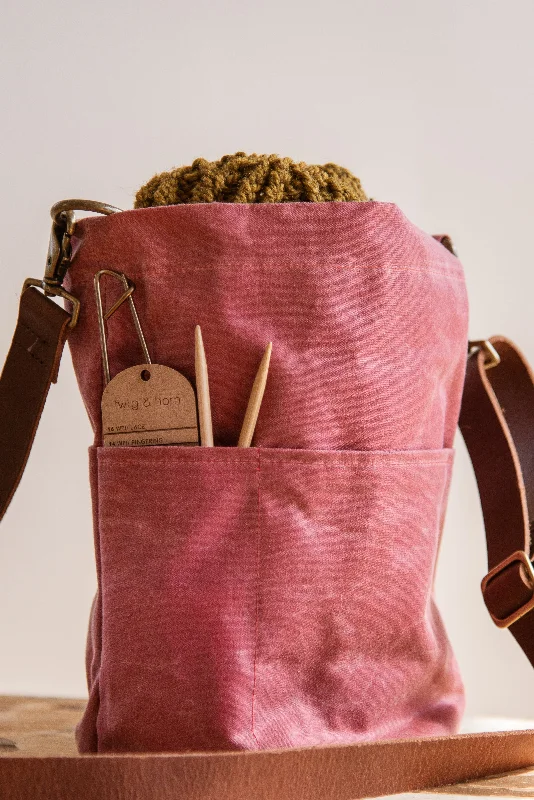 Handbag For Fashion waxed canvas bucket bag