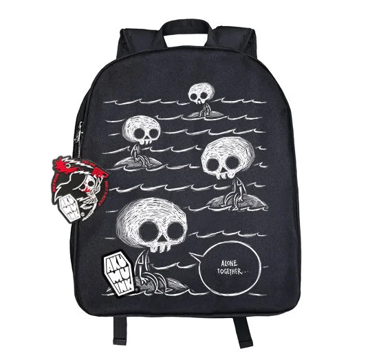 Senior Travelers Alone Together Backpack