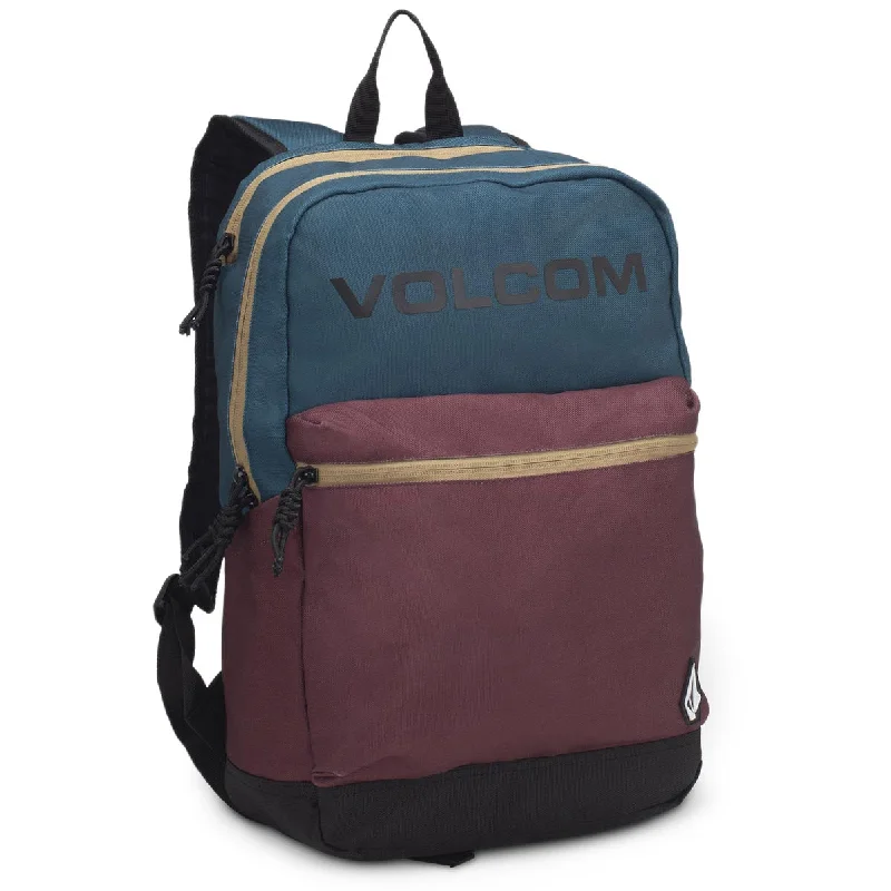 New Year Party Bag For Celebrations Volcom School Backpack - Blue/Maroon
