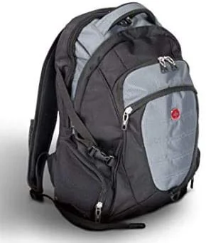 Minimalist Leather Bag For Modern Aesthetics Wenger Swiss Gear SA9275415 Laptop Backpack Grey/Black