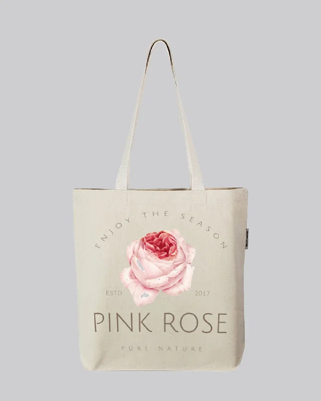 Bold Fashionistas 100% Organic Cotton Canvas Grocery Tote Bags W/Gusset - Organic Logo Tote Bags - OR210