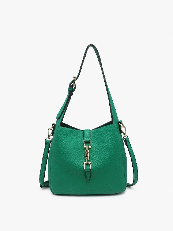 Bags For Outdoor Adventures Agnes Vegan Press-Lock Satchel