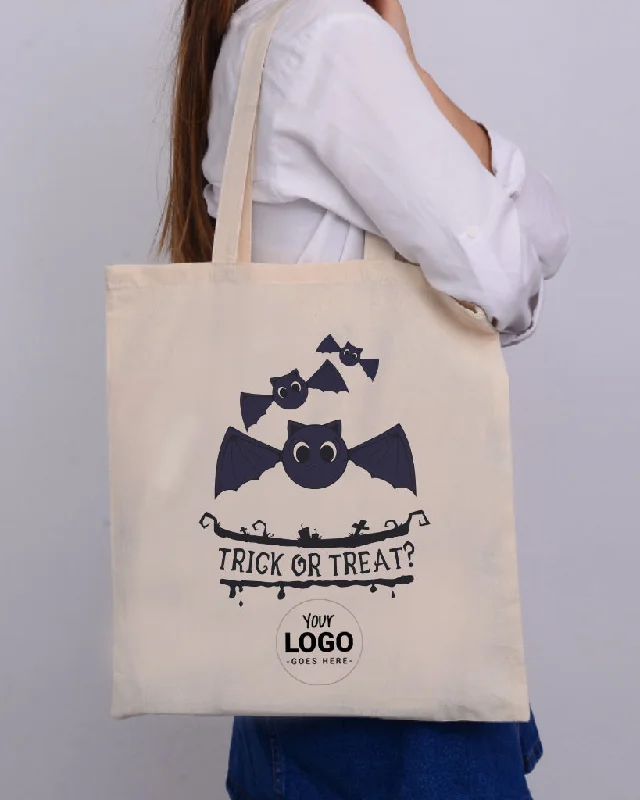 New Year Party Bag For Celebrations Bats Trick or Treat? - Halloween Tote Bags