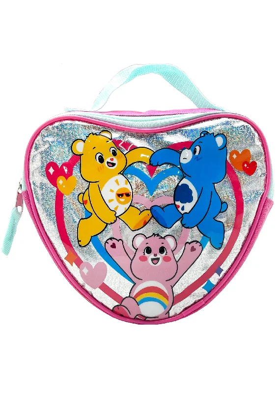 Lightweight Bags With Clearance Prices Care Bears Sharing is Real Heart-Shaped Lunch Bag