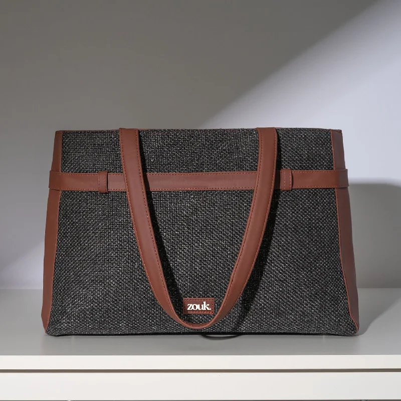Designer-Inspired Bags At Budget-Friendly Prices Black Metal Statement Office Bag