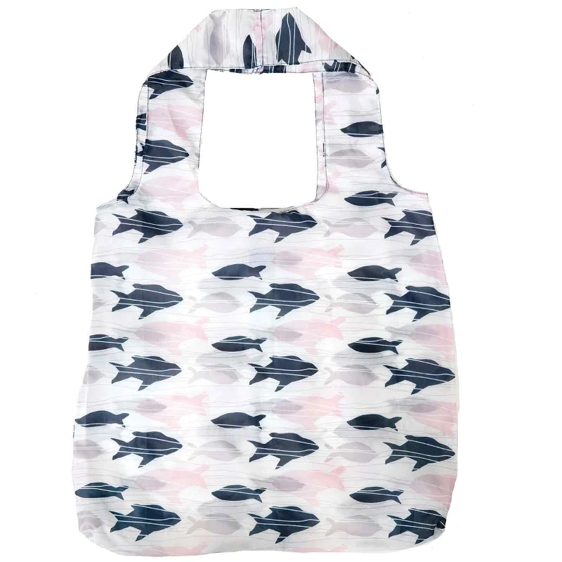 Durable And Cheap Bags Fish Blu Reusable Shopping Bag
