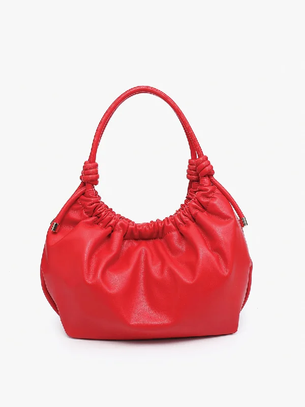 Inspired Bags For Timeless Elegance Celia Vegan Ruched Satchel
