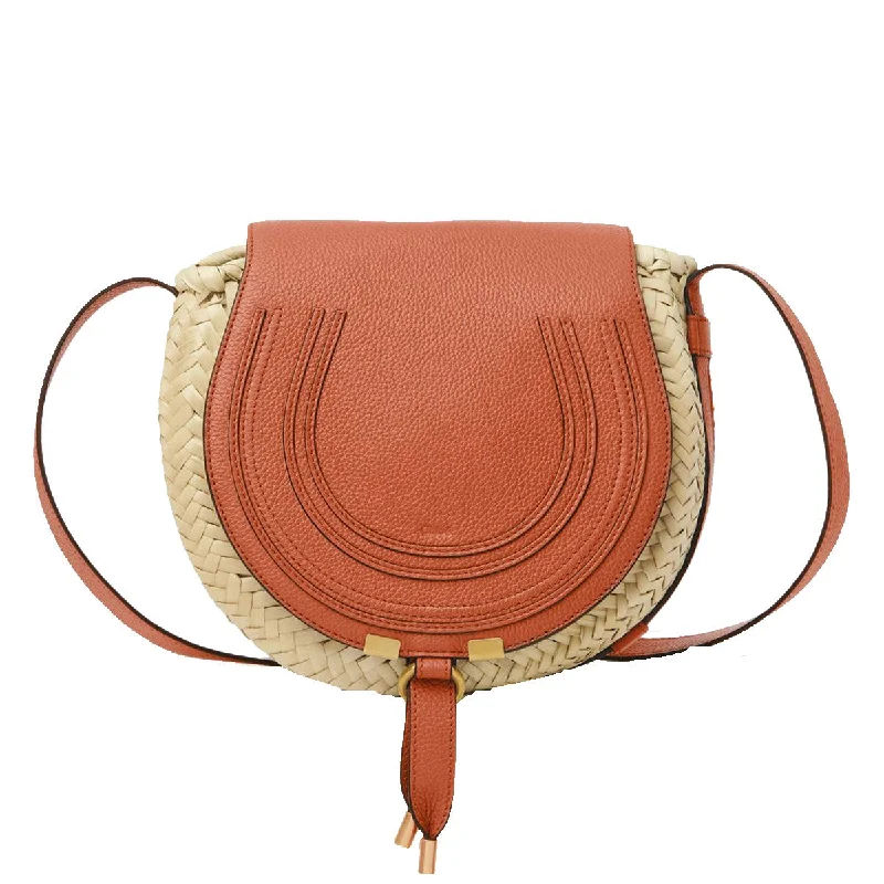 Affordable Bags For Budget Shoppers Marcie Raffia Satchel, Orange