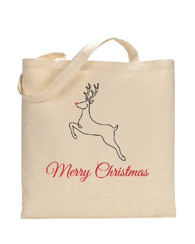Elegant New Year Party Bags With Flash Sales Christmas Deer Merry Christmas Tote Bag - Christmas Bags