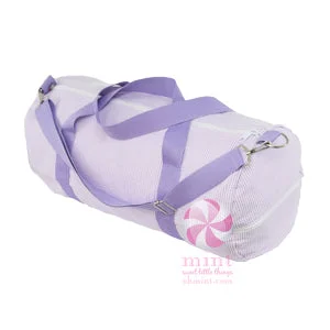 Trendy Bags For Sales Purple Seersucker Weekender Duffle