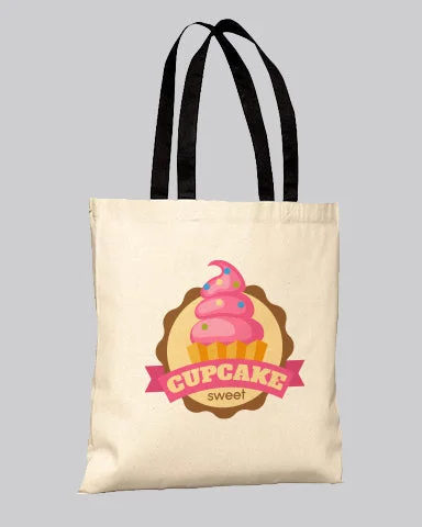 Modern And Limited-Time Offer Bags Cotton Value Tote Bag with Contrast Handles Customized - Personalized Tote Bags With Your Logo