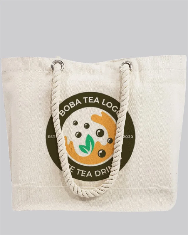 Genuine Bags On Clearance Sale Customized Canvas Beach Fancy Rope Handles Tote Bag - Personalized Tote Bags With Your Logo - RP200 Genuine Bags On Clearance Sale Customized Canvas Beach Fancy Rope Handles Tote Bag - Personalized Tote Bags With Your Logo - RP200