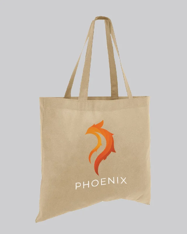 Holiday Gift Bags For Christmas Customized Logo Large Convention Bags Tote Bags - Tote Bags With Your Customize Logo