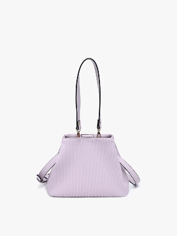 Luxury Bags On Sale Dove Vegan Pleated Satchel