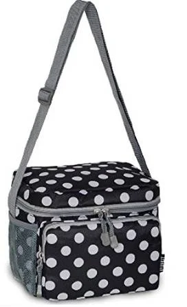 Seasonal Sale Bags Everest Cooler Lunch Bag  - Black Dots