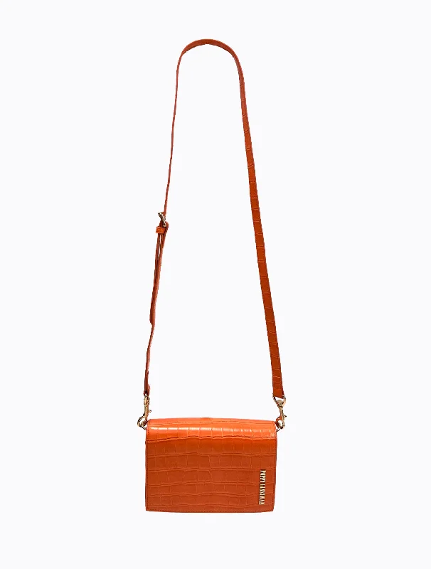 Trendy Bags For Women And Men In 2025 Felipe Flap Bag - Mandarin