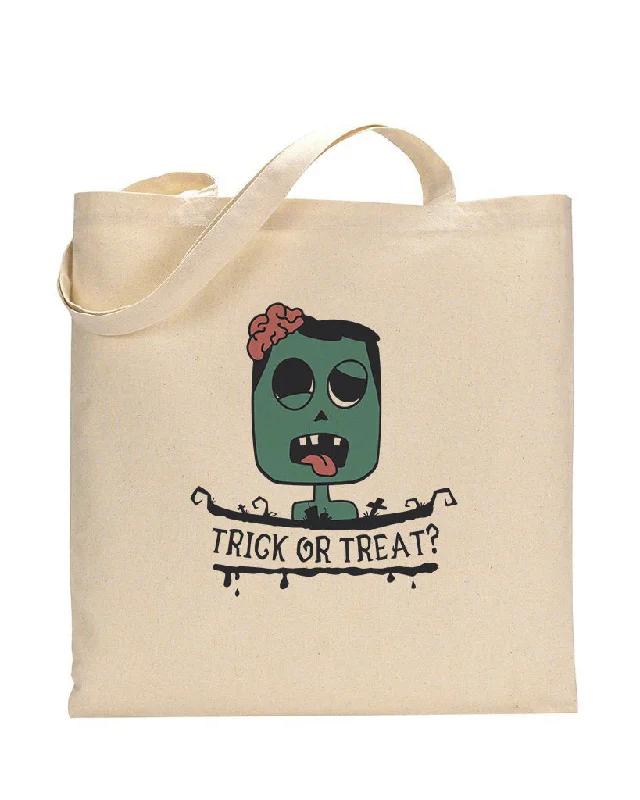 Bags With Limited-Time Deals Zombie Trick or Treat? - Halloween Tote Bags