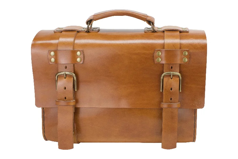 Inspired Bags For Modern Sophistication H+B SADDLE | BUCK BROWN LEATHER