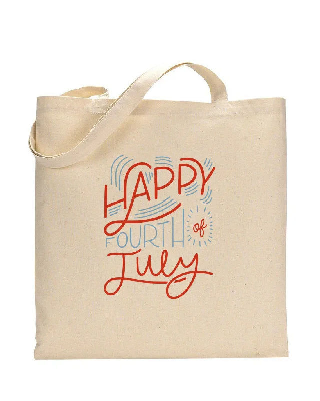 Eco-Friendly Bags For Sustainable Fashion Lovers Happy Fourth July Tote Bag - 4th Of July Tote Bags Eco-Friendly Bags For Sustainable Fashion Lovers Happy Fourth July Tote Bag - 4th Of July Tote Bags