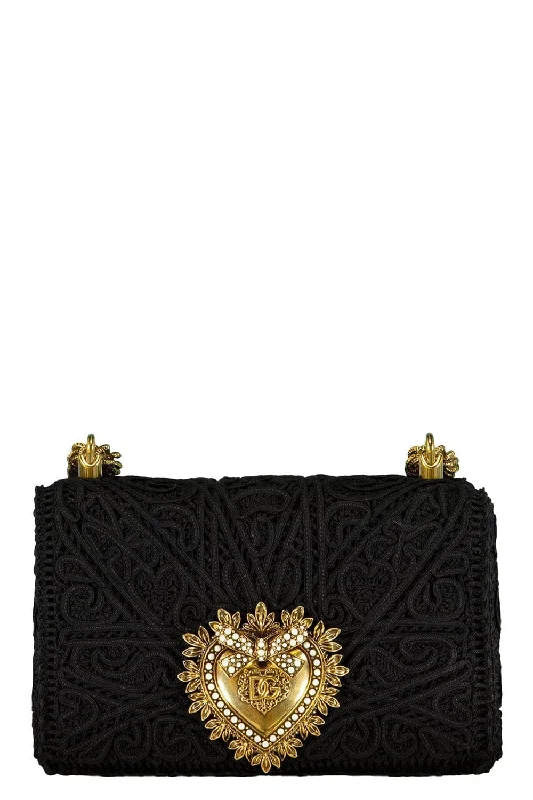 Edgy Bags For Bold And Daring Fashionistas Heart Closure Embroidered Flap Bag
