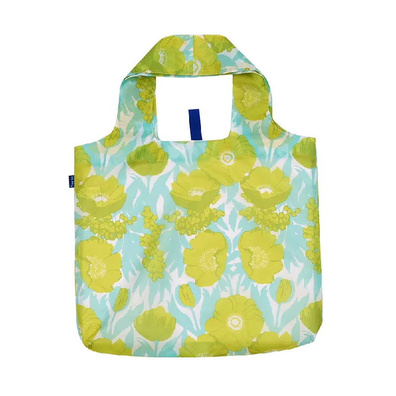 Bag For Luxury Lovers Icelandic Poppies Ocean blu Reusable Shopping Bag-Machine washable