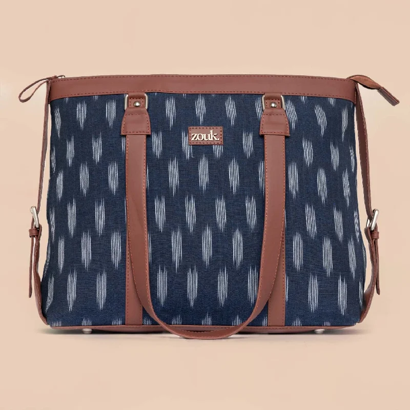 Bags With Limited-Time Deals Ikat Jet Blue Women's Office Bag