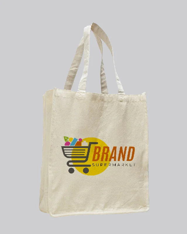 Odor-Resistant And Budget Bags Jumbo Shopper Canvas Tote Bags Custom Printed  - Canvas Tote Bags With Your Logo - TF254