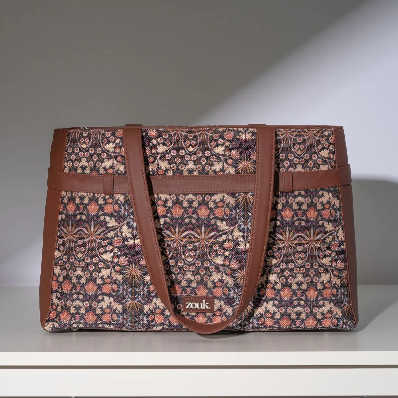 Trendy Bags Kashmir Blooms Statement Office Bag