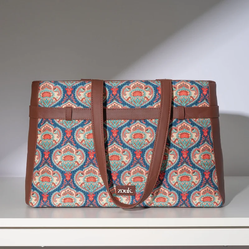 Bags For Personalized Gifts Kovil Blue Statement Office Bag
