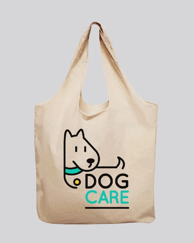 Active Lifestyles Large 100% Soft Cotton Stow-N-Go Tote Bag - Large Logo Tote Bags - OR130