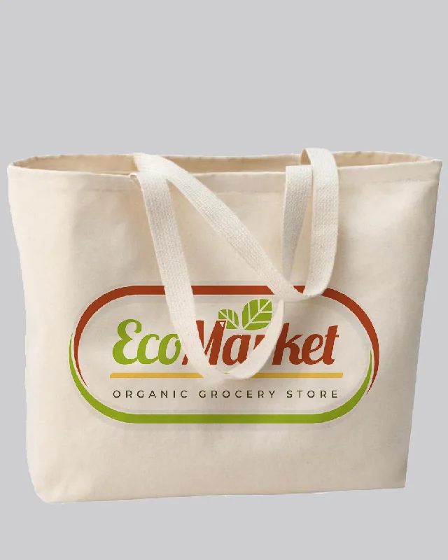 Chic And Clearance-Priced Tote Bags Large Grocery Canvas Tote Bags Customized / Personalized Canvas Tote Bags - TG260