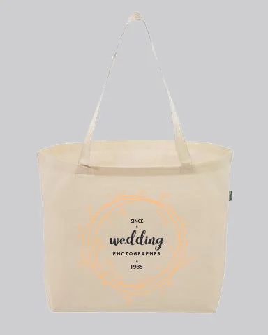 Anti-Theft And Budget-Friendly Bags Large Organic Custom Cotton Grocery Tote Bags / Organic Tote Bags With Your Logo - OR160