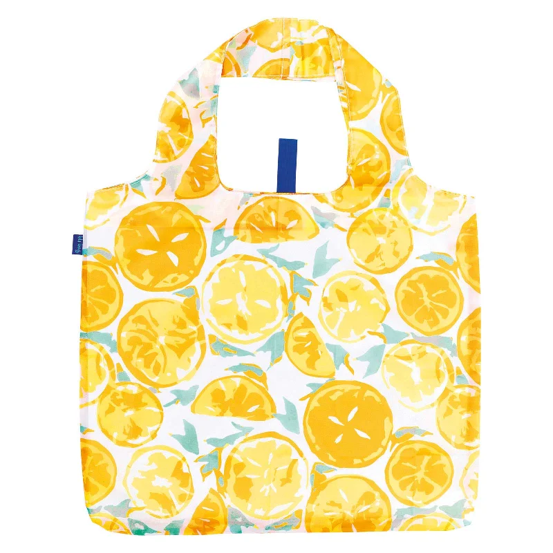 Active Lifestyles Lemon Slices Blu Bag Reusable Shopping Bag - Machine Washable