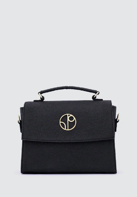 Stylish Bags For Fashion Bloggers With Promotions London LHR - Piñatex® Saddle Bag | Truffle