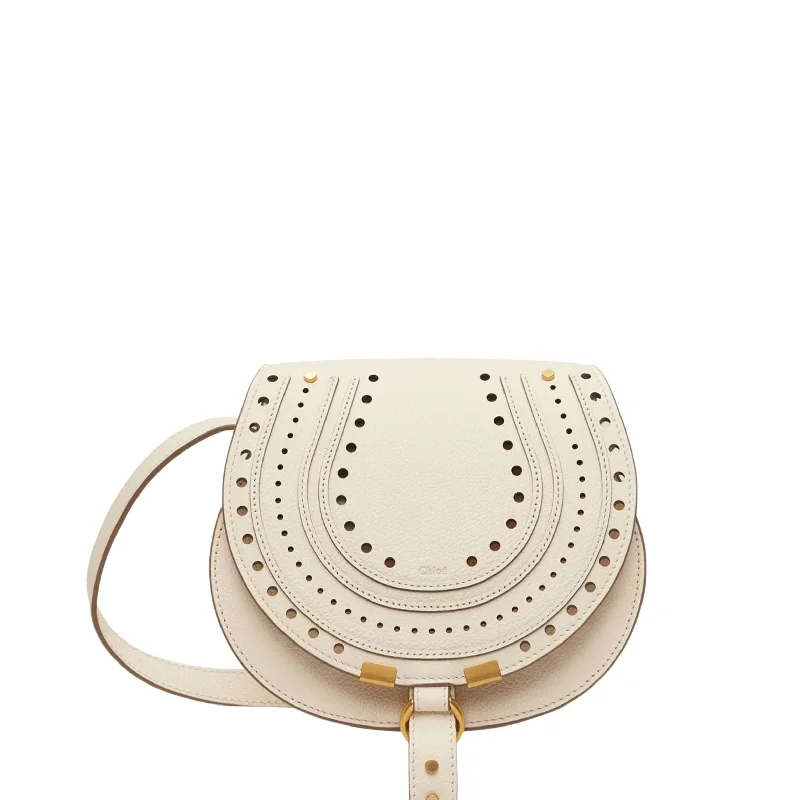Wholesale Bags For Resellers Marcie Mini Satchel Perforated, Misty Ivory