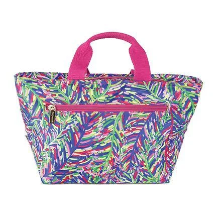 Designer Bags For Luxury Collectors With Offers Mary Square Insulated Lunch Carryall - Blue Frond