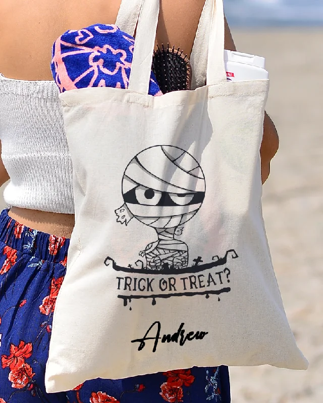 Flash Sales On Premium And High-Quality Bags Mummy Trick or Treat? - Halloween Tote Bags