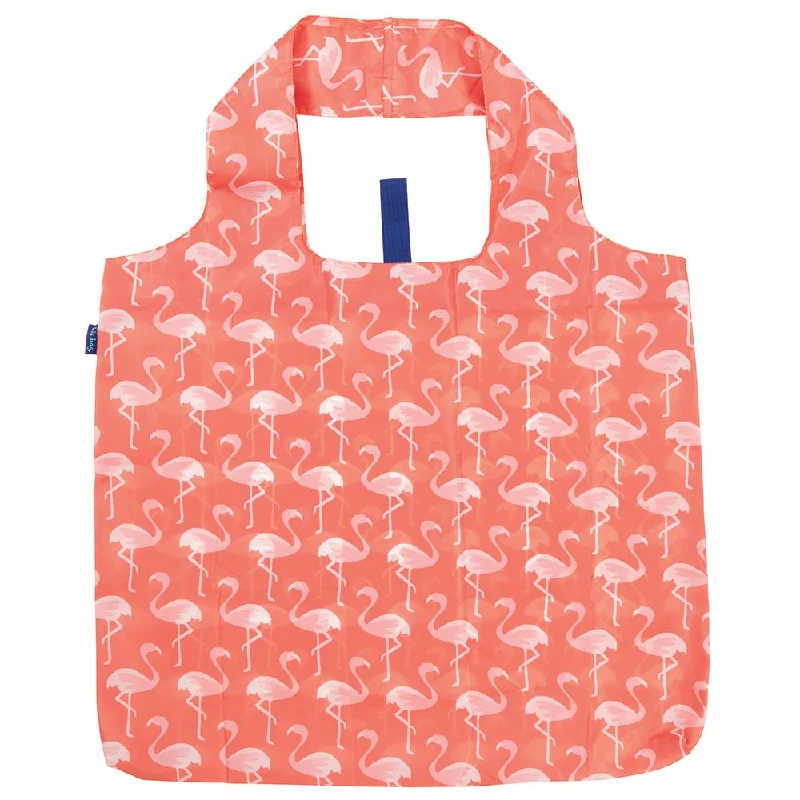 Limited-Time Offer On Trendy Bags Pink Flamingos Blu Reusable Shopping Bag - Machine Washable