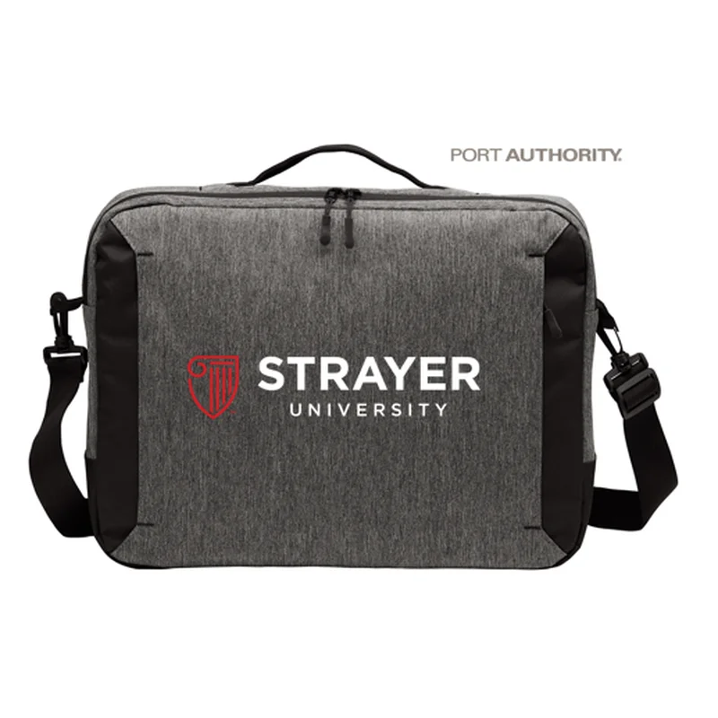 Sleek And Seasonal Sale Bags NEW STRAYER Port Authority - Vector Briefcase Grey Heather
