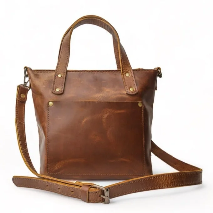 Luxury Bags For Professionals With Discounts Saddle Brown Mini Tote