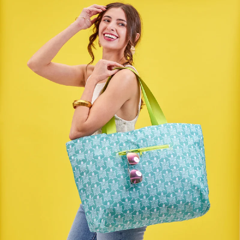 Elegant New Year Party Bags With Flash Sales Sea Turtle Splash Proof Beach Bag