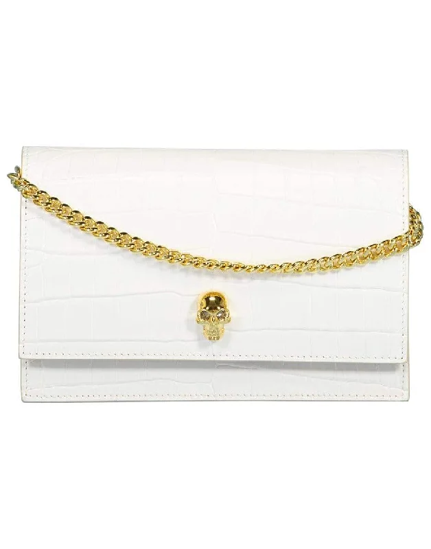 Edgy Bags For Bold And Daring Fashionistas Skull Mini Bag - Ivory