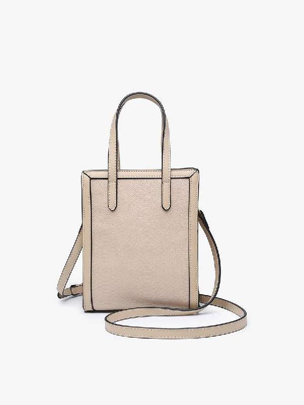 Affordable Bags Emmie Vegan Snake Rectangular Satchel