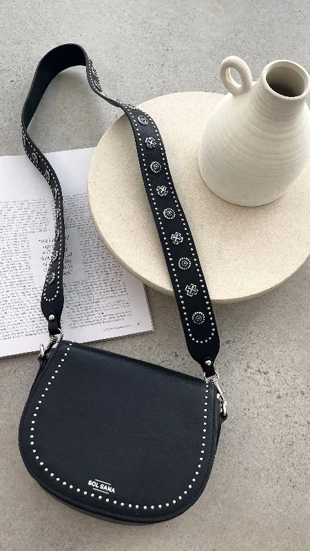 Bags For Sporty And Athletic Styles Sol Sana Saddle Bag - Black/Silver
