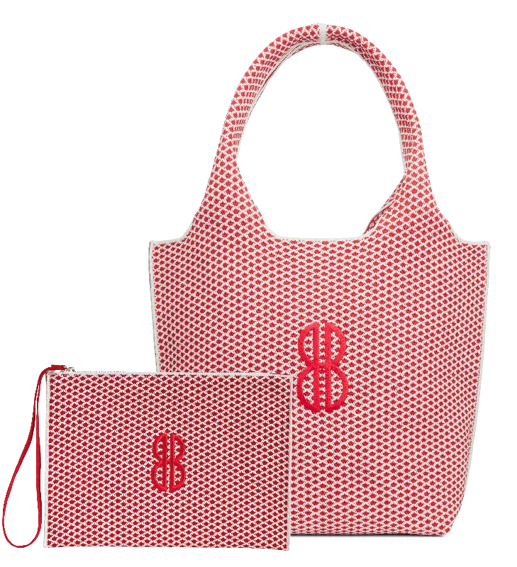 High-Quality Bags Sutton City Tote - Red Diamond - Medium