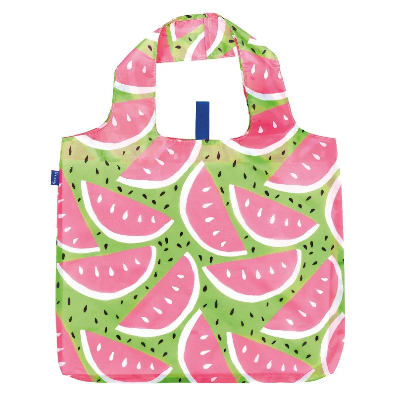 Vintage-Inspired Watermelon Blu Bag Reusable Shopping Bag - Machine Washable